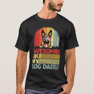 Camiseta Hombre Distressed Pastor Alemán Increíble Como Mi 