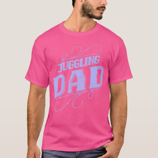 Camiseta Hombre Divertido Malabarista Papá Malabarista