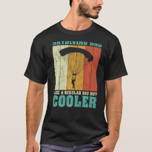 Camiseta Hombre Divertido Vintage Retro Paracaidismo Papá C