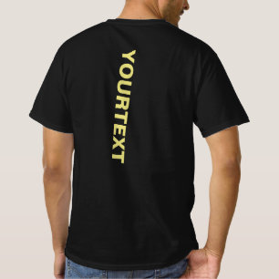 Camiseta Hombre Doble Cara Frente Atrás Imprimir F