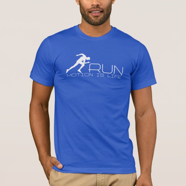 Camiseta Hombre en ejecución (Anverso)