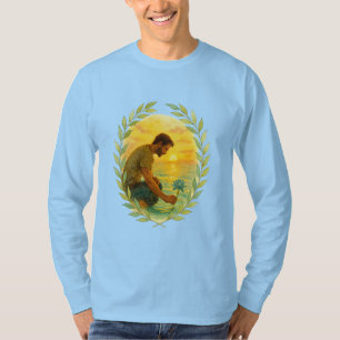 Camiseta hombre en el agua