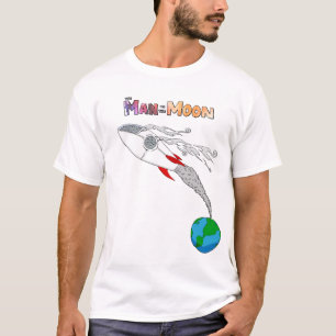Camiseta Hombre en la luna