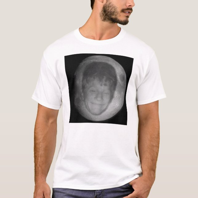 Camiseta Hombre en la luna (Anverso)