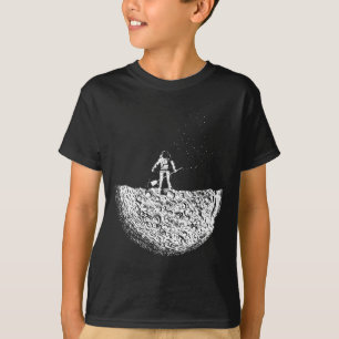 Camiseta Hombre En La Luna En Un Hombre Espacial En El Espa