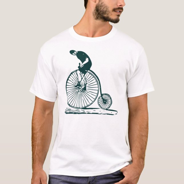 Camiseta Hombre en un Farthing Penny - Verde oscuro (Anverso)