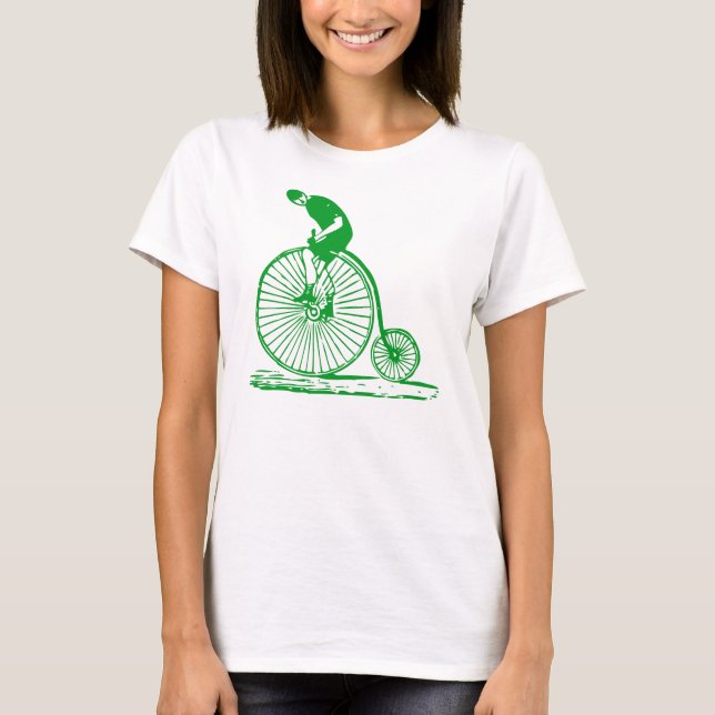 Camiseta Hombre en un penique Farthing - Verde (Anverso)