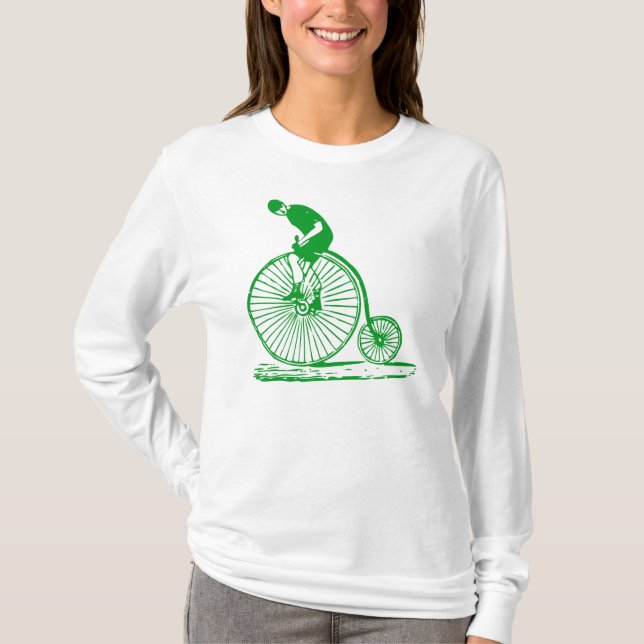 Camiseta Hombre en un penique Farthing - Verde (Anverso)