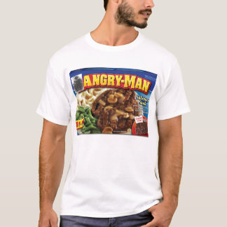 Camiseta Hombre enojado del hombre hambriento