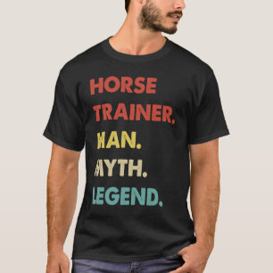 Camiseta Hombre entrenador de caballos Leyenda de mito 1