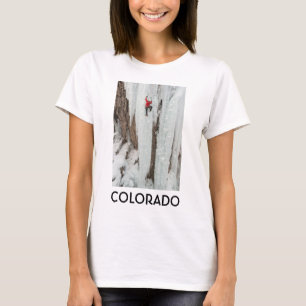 Camiseta Hombre escalando hielo, Colorado