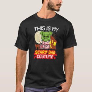 Camiseta Hombre, Este Es Mi Asustado Padre Que Costuma Hall