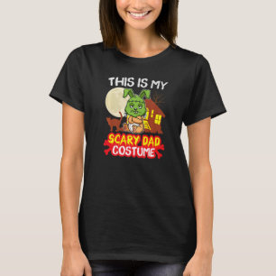 Camiseta Hombre, Este Es Mi Asustado Padre Que Costuma Hall