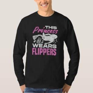 Camiseta Hombre Este Príncipe Usa Aletas Buzo Buceador
