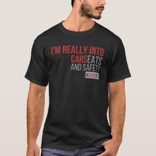 Camiseta Hombre, estoy en serio en los asientos de autos y 