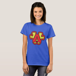 Camiseta Hombre estupendo del logotipo del rompecabezas de