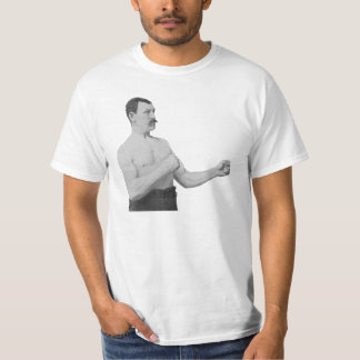 Camiseta Hombre excesivamente de hombres Meme