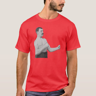Camiseta Hombre excesivamente de hombres Meme