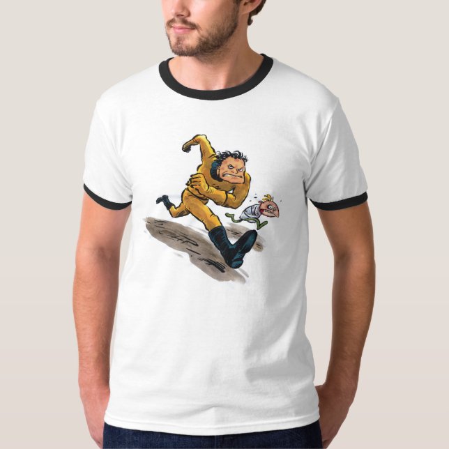 Camiseta Hombre extremo y niño demente (Anverso)