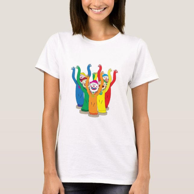 Camiseta Hombre Flailing raro del tubo del brazo inflable (Anverso)