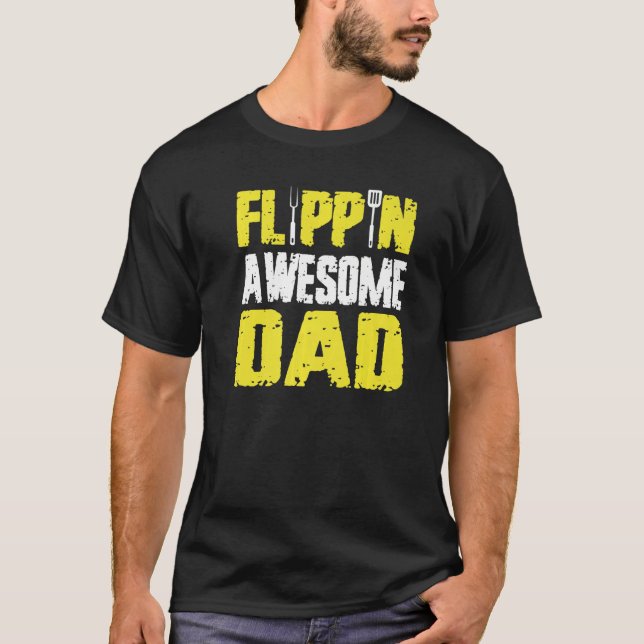 Camiseta Hombre Flippin' Sorprendente Papá Cita Para Un Che (Anverso)