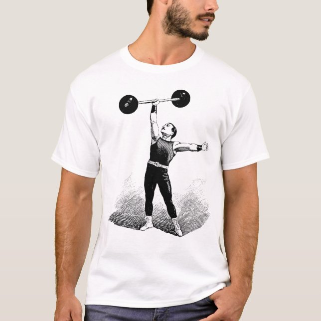 Camiseta Hombre fuerte de antaño (Anverso)
