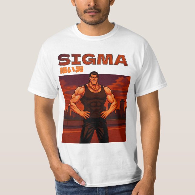 Camiseta Hombre fuerte Sigma (Anverso)