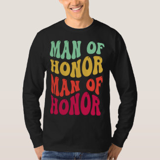 Camiseta Hombre genial de honor despedida de soltero grooms