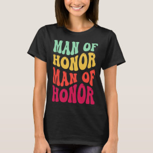 Camiseta Hombre genial de honor despedida de soltero Grooms