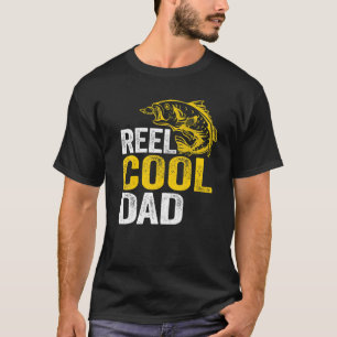Camiseta Hombre Genial Papá Bajo Pescador Abuelo Pescador P