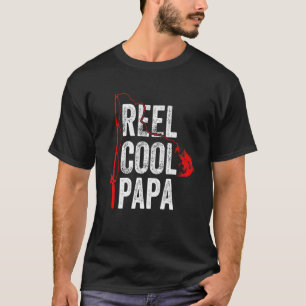 Camiseta Hombre Genial Papá Pescador Pescador Al Aire Libre