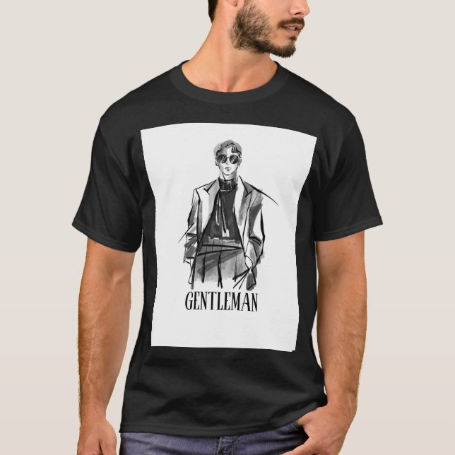 Camiseta Hombre Gental-Camiseta (Anverso)