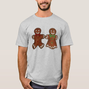 Camiseta Hombre Gingerbread Lady Navidades Cookie Couple