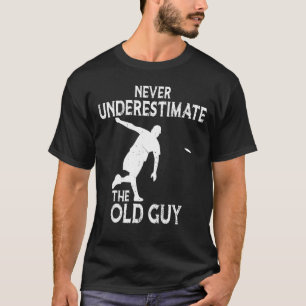 Camiseta Hombre Golf con Disco Nunca Subestimes Al Tipo Vie