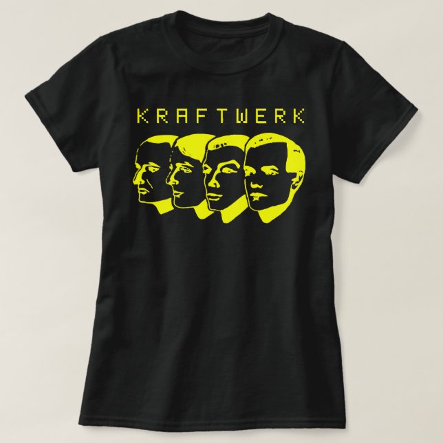 Camiseta Hombre gracioso alemán banda Kraftwerk te ama a tu (Diseño del anverso)