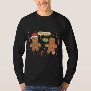 Camiseta Hombre gracioso de pan de jengibre - Navidades gua