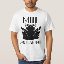 Camiseta Hombre gracioso que amo a las mujeres ranas