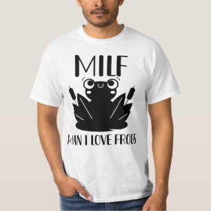 Camiseta Hombre gracioso que amo a las mujeres ranas