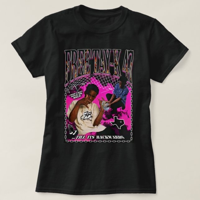 Camiseta Hombre gracioso Tay K obsequia a fans de películas (Diseño del anverso)