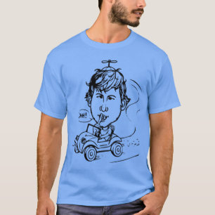 Camiseta Hombre grosero que calla a los amigos