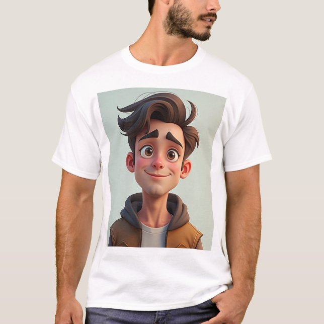 Camiseta Hombre guapo (Anverso)