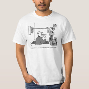 Camiseta Hombre haciendo trampa jugando un juego de dardos