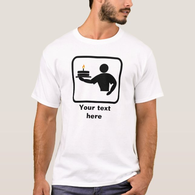Camiseta Hombre hormiguero con imagen de torta — Personaliz (Anverso)