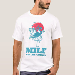 Camiseta Hombre I Love Flamingos