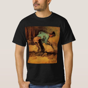 Camiseta Hombre inclinado con bastón, azada de Vincent van 