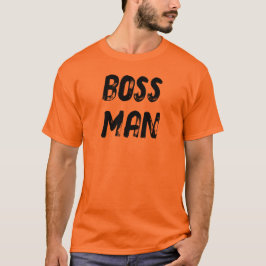 Camiseta HOMBRE JEFE (delante y detrás)