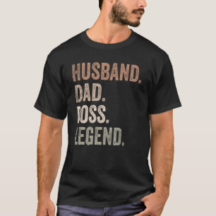 Camiseta Hombre Jefe Divertido marido papá leyenda padre vi