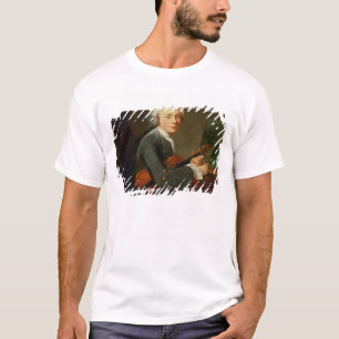 Camiseta Hombre joven con un violín