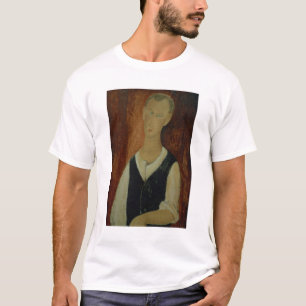 Camiseta Hombre joven con un Waistcoat negro, 1912 (el