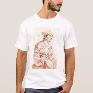 Camiseta Hombre joven en el traje oriental (dibujo)